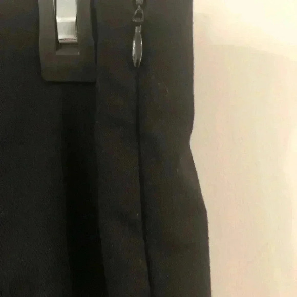 Dress Barn Sz 16 Black Career Dress Pants Zip Side Bootcut Stretch - Picture 4 of 4